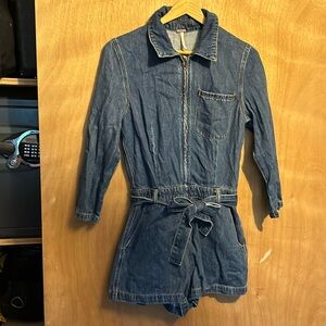 Free People Jean Romper